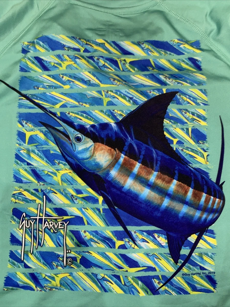 XL NEW GUY HARVEY Mens Sun Performance Long Sleeve Shirt Fishing