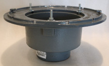 Watts RD-105 - 12" Large Area, Epoxy Coated Roof Drain with 5" NH Bottom Outlet