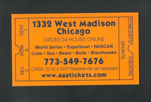 Chicago Bears--2021 Pocket Schedule--AAA Tickets | eBay