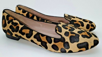 dune leopard loafers