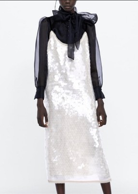 champagne color sequin dress