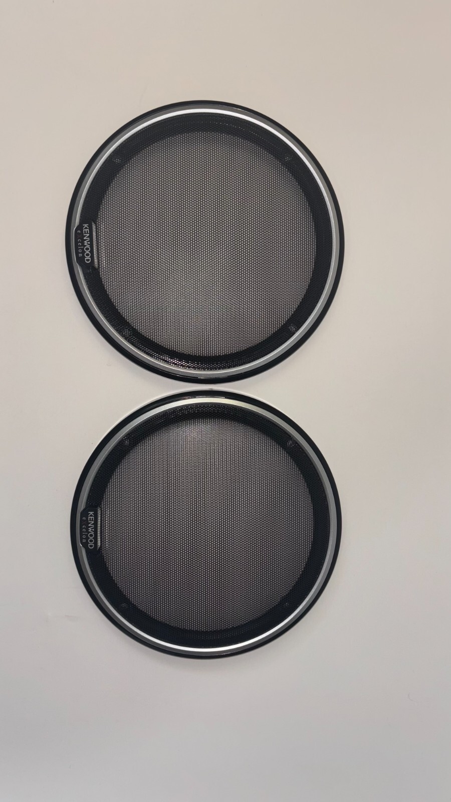 Kenwood eXcelon GRILLS 1-PAIR NEW 6.5" Silver Ring