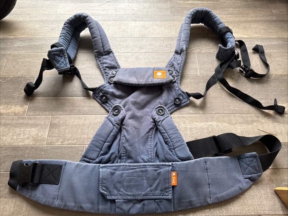 Tula-Explore bluestone Hemp Carrier  6-1 Baby/Toddler Carrier-7 To 45lbs.