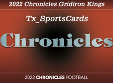 2022 Chronicles Gridiron Kings🏈Complete Your Set🏈Rookies🏈Update 6/24