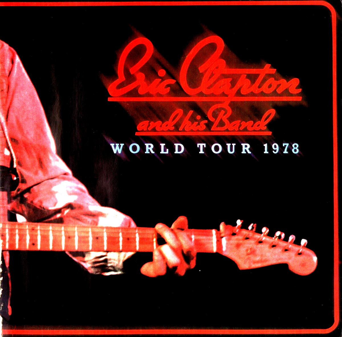 ERIC CLAPTON 1978 SLOWHAND NORTH AMERICAN TOUR CONCERT PROGRAM