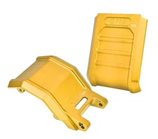 For 1/4 Losi Promoto Bike SKID PLATE SET (2PCS) Metal Upgrade #MX016AB -GOLD-