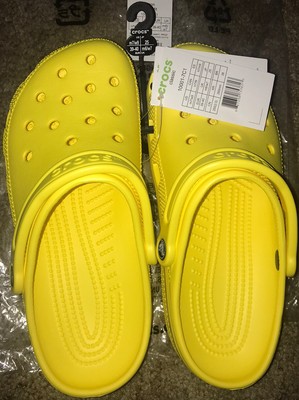 womens yellow crocs