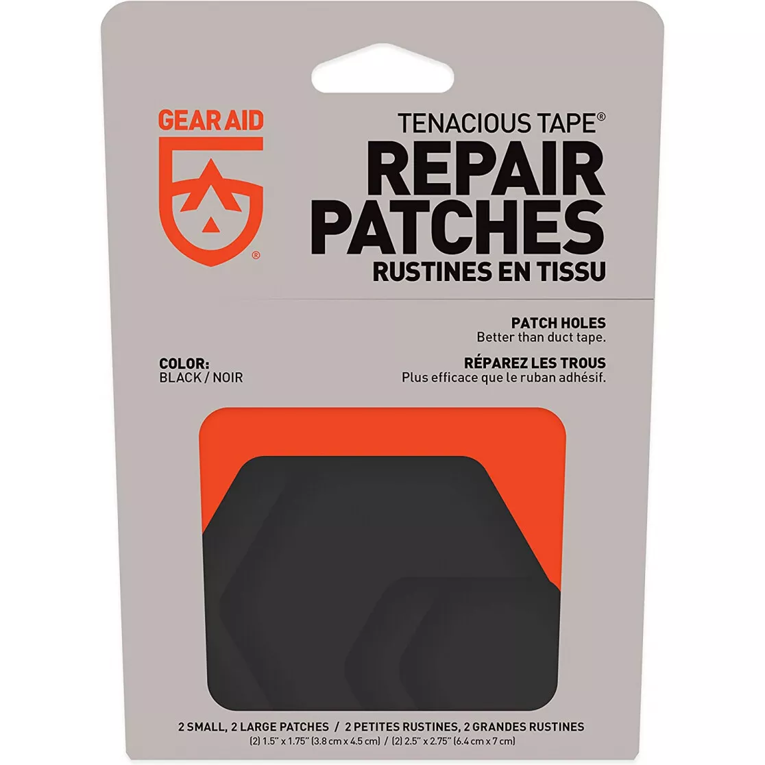 Gear Aid Tenacious Tape Patches Hex - Black