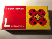 Charley Harper Art Flash Cards L Is For Ladybug Alphabet 2 Large Floor Puzzles