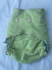 Loveybums Medium Spring Green / Baby Blue Wool Crepe Cover . Fit 9-22 lbs