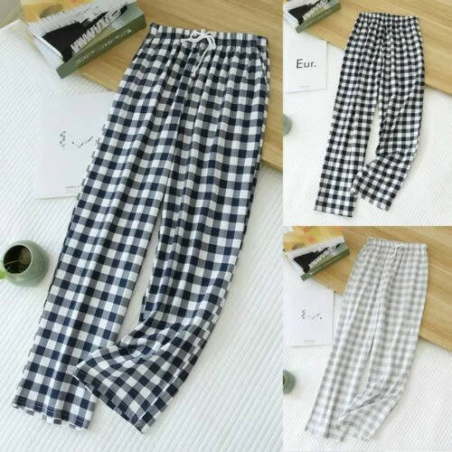 Biancheria da notte da uomo in cotone taglia XL