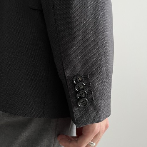 J.lindeberg marlane soft wool blazer jacket grey size M classic old money preppy - Picture 10 of 13