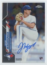 2020 Topps Chrome Rookie Autographs Jacob Waguespack RC Auto Toronto Blue Jays