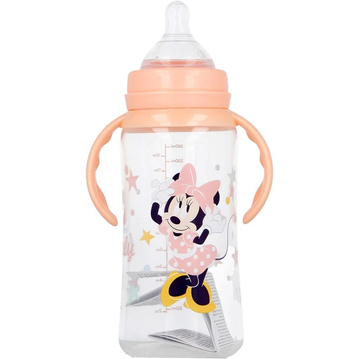 Biberon Bambini anticolica Disney Minnie da 360 ml DISNEY bimba BPA Free - Immagine 4 di 4