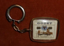 Very nice keychain - DODET brothers COGNAC recto = reverse