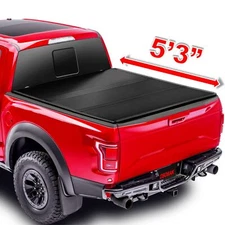 5'3" Hard Tri-Fold Tonneau Cover for 2000-2004 Dodge Dakota Truck Bed Cover