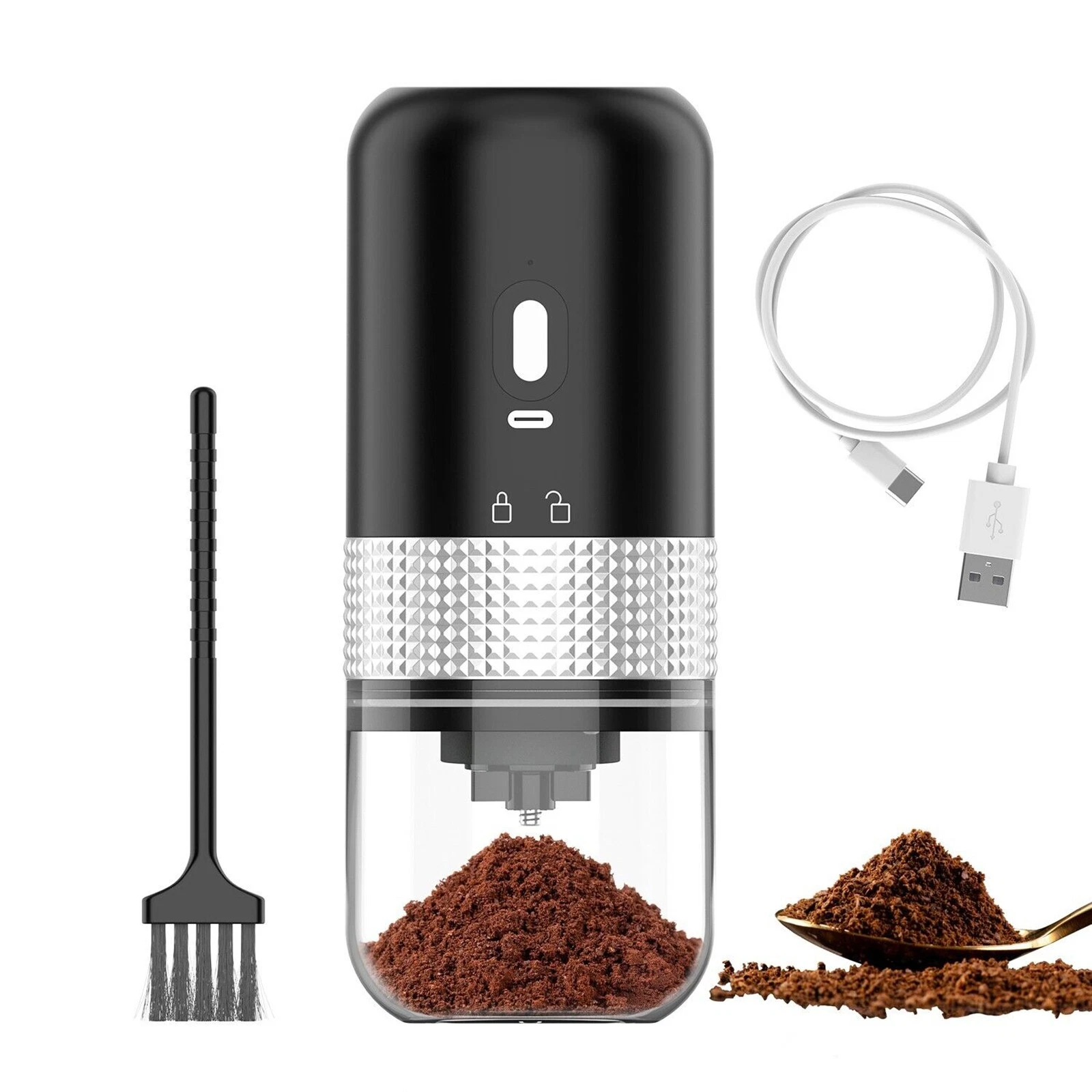 Electric Coffee Bean Grinder Nut Seed Herb Grinder Spice Crusher Mill Blender