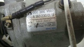 0003191V007 AIR CON COMPRESSOR / 0003191V007 / 1071608 FOR SMART COUPE CDI PURE