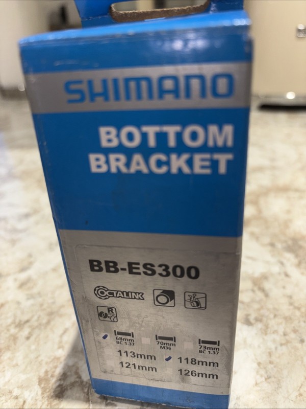 Brand New Shimano OCTALINK Bottom Bracket. ES300. 68mm BC1.37. 118mm
