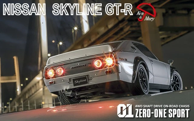 1/10 scale electric touring car Zero One Sports Kenmeri Skyline GT-R/No. 40701 - Image 3 of 4