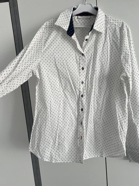 Men ETERNA Shirt White Cotton 40