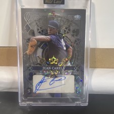 2024 Wild Card Stacked Deck Juan Carela Baseball One of One Autograph 1/1