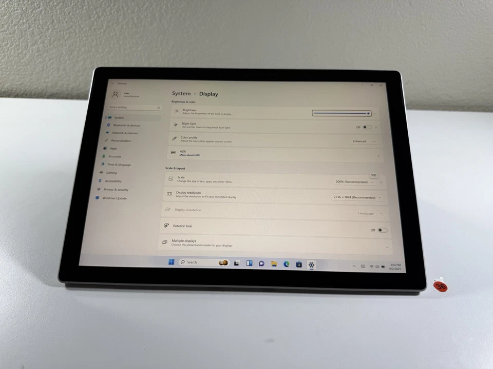 Microsoft Surface Pro 7 plus 1961 2736x1824 i5-1135G7  16GB 256GB SSD Win 11 Pro - Image 4 of 4