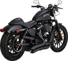 Vance and Hines Big Radius Black Exhaust System 46367 Harley XL1200C Sportster