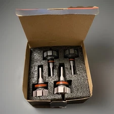 SEALIGHT S1 9005/HB3 H11/H9/H8 60W 6000K White IP67 LED Headlight Bulbs 2 Pairs