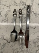 1980s Care Bears Stainless Steel Children s Cutlery Set