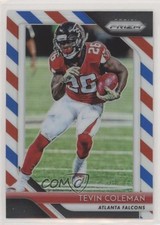 2018 Panini Prizm Red White & Blue Prizm Tevin Coleman #192 fm0