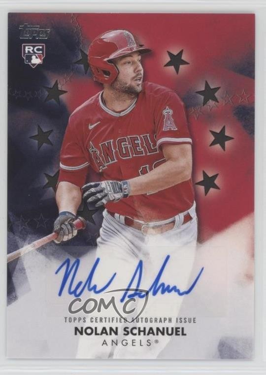 2024 Topps Update Baseball Stars Black 127/199 Nolan Schanuel #BSA-NSC Auto 1l3g