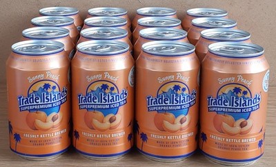 Trade Islands Iced Tea Sunny Peach, 16 Dosen à 0,33 l Einweg / NEU