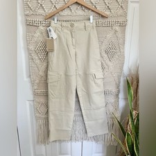 Wilfred Free Maeve Birch Cream Cargo Pants NWT