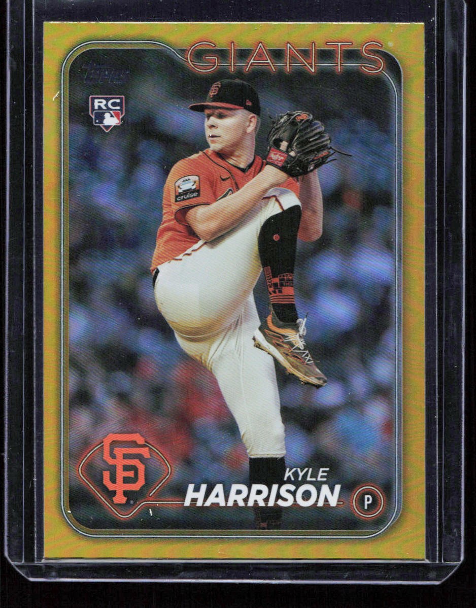 Kyle Harrison 2024 Topps Series 2 #667 Gold Foil Rookie