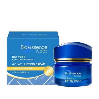 BIO ESSENCE Blue Copper Peptide 4V Face Lifting Cream + Collagen IV 45g/1.5fl.oz