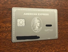 New LIMITED American Express Platinum MIRROR Metal Card. Cancelled. Collectible!