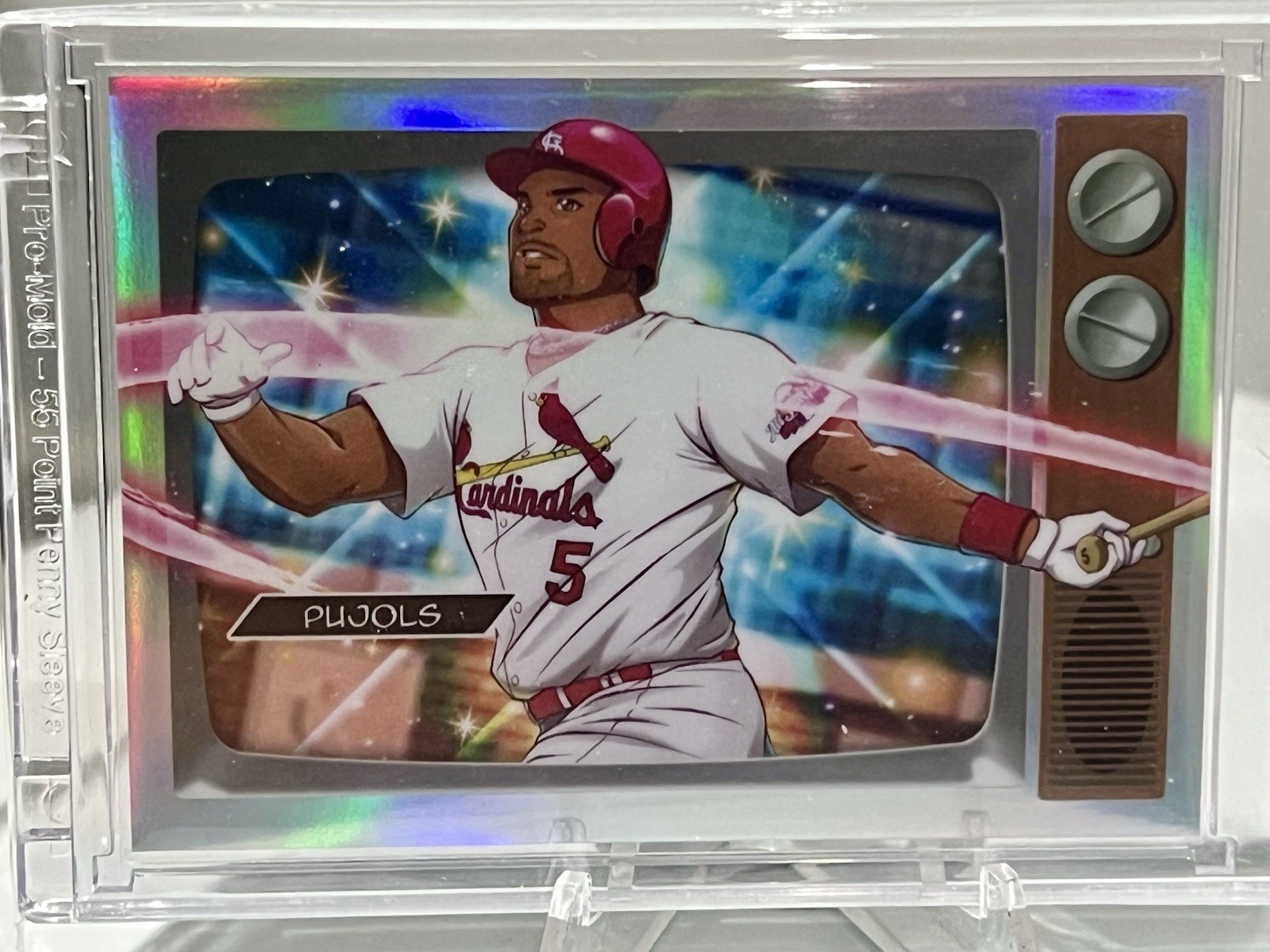 2025 Albert Pujols Bowman Anime Short Print Case Hit #BA-22 St. Louis Cardinals