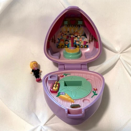Polly Pocket Perfect Piano Recital 1991 Ring Case  Made By Blue Bird