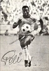 Autograph card Pele Nascimento, Edson Arantes "Pelé":