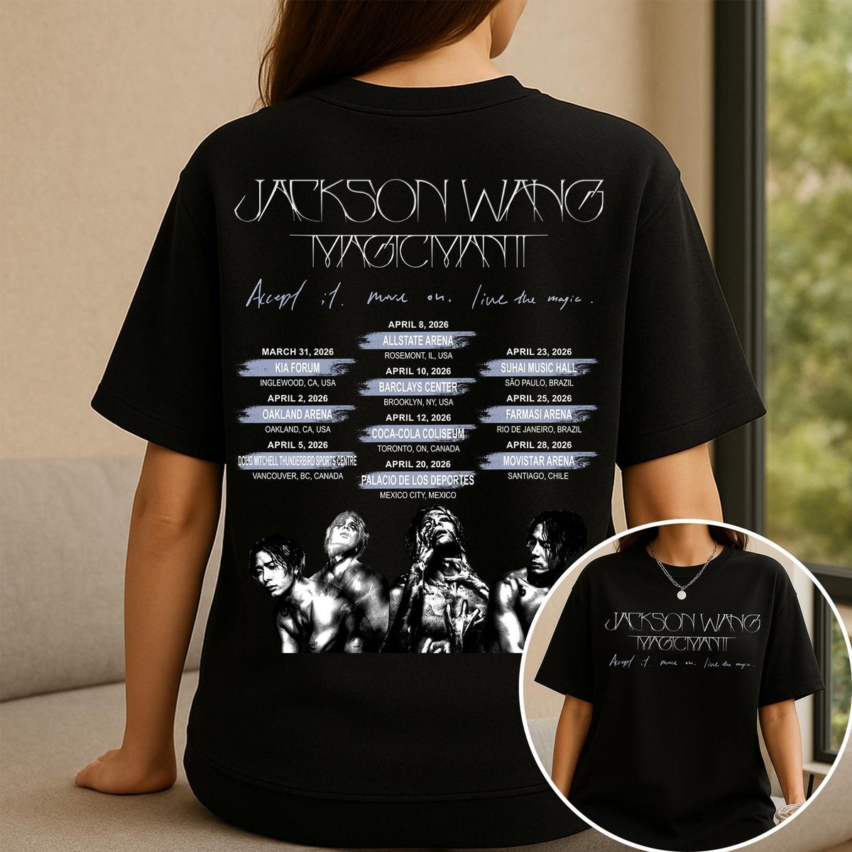 Jackson Wang Magicman 2 World Tour 2026 T-shirt, 100 Ways Shirt | eBay