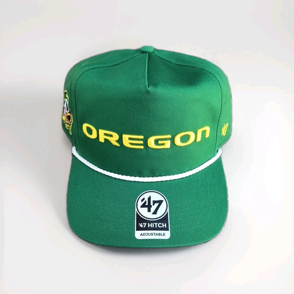 Casquette Snapback Richardson Oregon Ducks - Noir, Logo Patch Caoutchouc, Filet