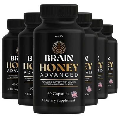 #ad 6 Pack Brain Honey Advanced Support Vitamin Supplement BrainHoney Capsules $73.00