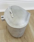 Vintage Century Silver Seal Cast Aluminum 2 Quart Pot & Lid 9x7x5 Hammered Heart — photo 2