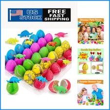 Dinosaur Hatching Eggs - 30PCS Bulk for Classroom Prizes and Birthday Treats