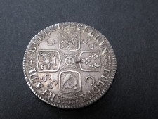 1723 SSC George I Silver Shilling Nice Collectable Condition 1/-