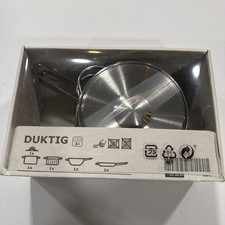duktig ikea Toy Pots And Pans NWT 5 Piece Stainless Steel