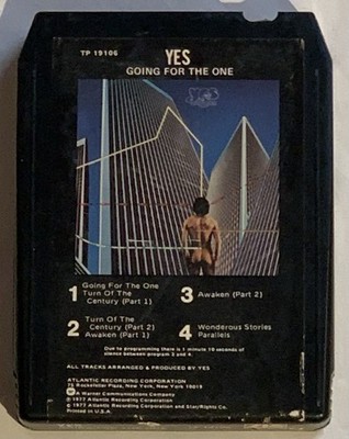 YES -Going For The One - 8 Track Tape - Play Tested Working
