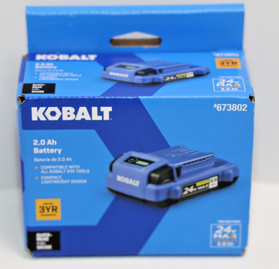 Kobalt 24-Volt 2.0-ah Li-ion Battery (Singular Battery)  KB 224-03   |A1