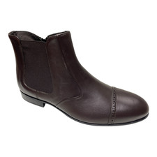 SCARPE STIVALETTI UOMO POLLINI SB2107XX1I99999A PELLE MORO ORIGINALE AI